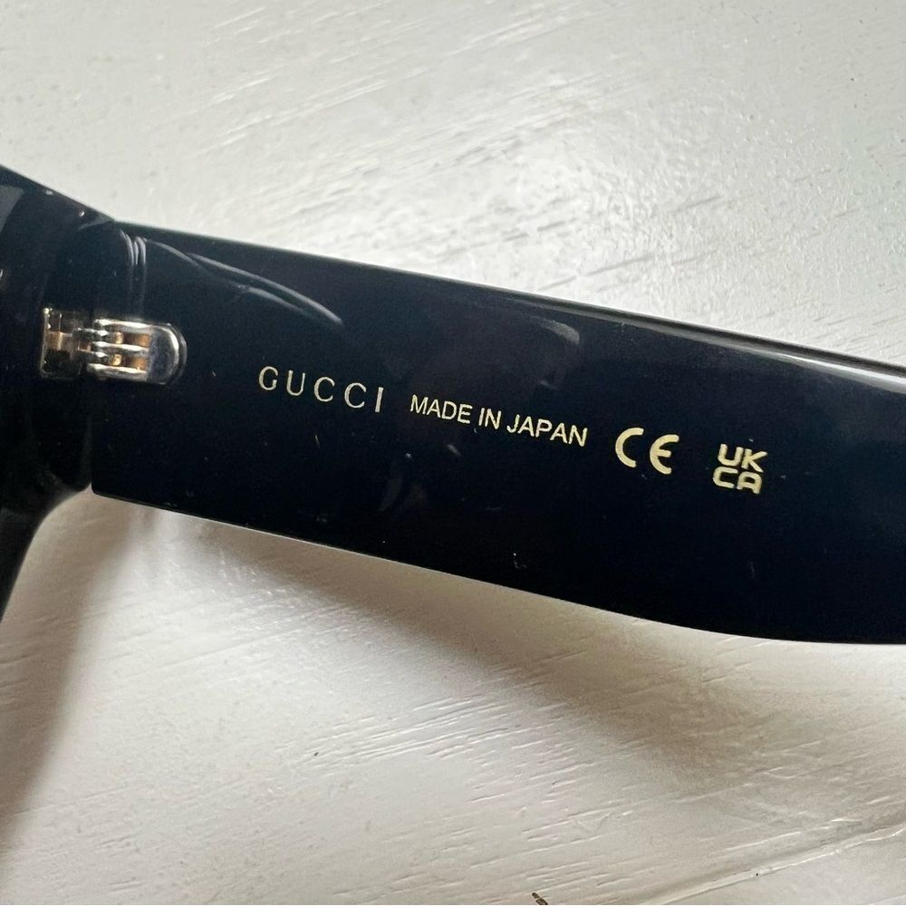 Gucci Women's Sunglasses GG0034SN Black Like NEW MSRP $435 - Picture 8 of 10